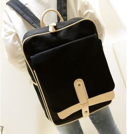 十字架帆布双肩包 学院风潮流下的时尚与实用选择